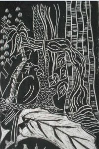 Grafisk tryk i billedkunst undervisningen.