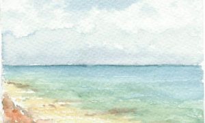 Undervisning i akvarelmaling i billedkunst. Grundig gennemgang af teknikker og materialer og mange elevopgaver.