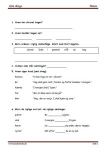 Elevopgaver til Dingobøger. Lille Dingo