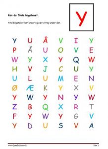 Elevopgave, Kan du finde bogstavet?