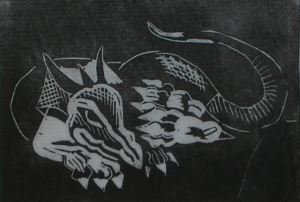 Grafisk tryk i billedkunst undervisningen.