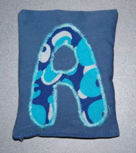 Sy-vejledning til bogstavsposer med ris.