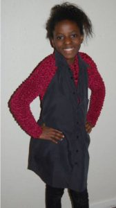 Forklæde syet af en skjorte