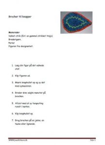 Genbrug filtet uldtøj til fine brocher og knappepynt med broderi.