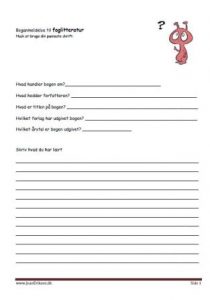 Boganmeldelse til faglitteratur.