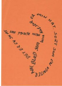 Formdigte. Diget en hat.