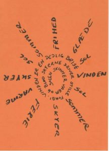 Formdigte. Diget en sol.