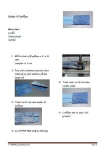 Forlæng din lynlås ved at sy ender på.