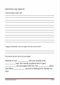 Elevopgaver til kaskelotternes sang af Bent Haller.