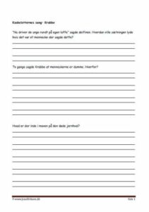 Elevopgaver til kaskelotternes sang af Bent Haller.