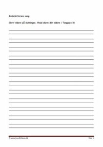 Elevopgaver til kaskelotternes sang af Bent Haller.