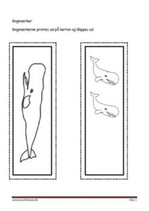 Bogmærker med kaskelotter.