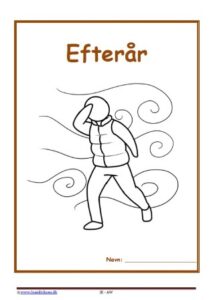 Forside til hæfte med temaet Efterår