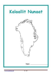 Forside til hæfte med temaet Kalaallit Nunaat