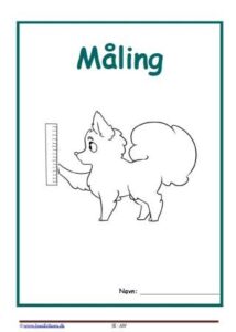 Forside til elevopgaver med måling.