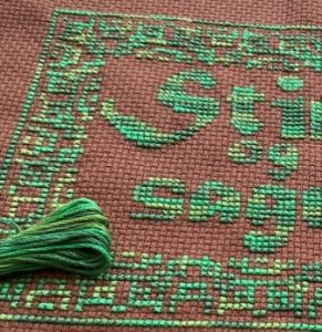 Korsstings broderi kit Sting og sager.