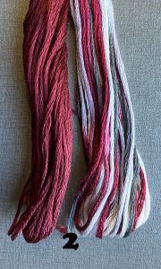 Verdensbroderidagen 2025 med frit broderi og korssting.