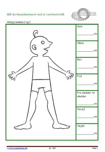 Elevopgave med måling af et menneske.