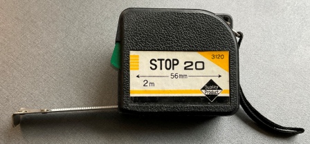 Målebånd til undervisning i måling