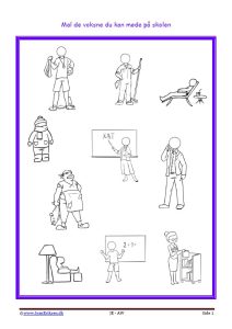 Elevopgave til skolestart: Mal de voksne du kan møde på skolen