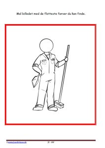 Skolestart: Mal de voksne på skolen.