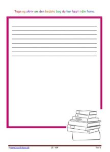 Elevopgave til 1. skoledag og 1. dag efter en ferie.