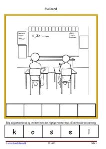 Elevopgave til 1. skoledag og 1. dag efter en ferie.