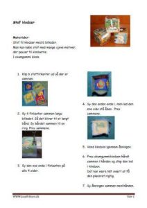 Sy-vejledning til stofklodser til baby og små børn.