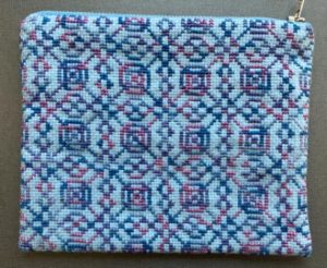 Kit til korsstingsbroderi Sting tager tid.