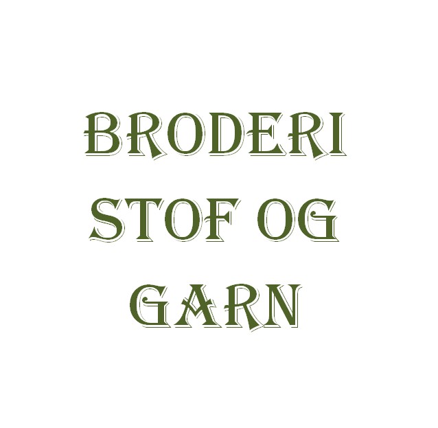 Broderi stof og garn