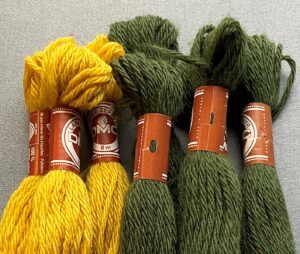 Kit til retro pung med korssting.