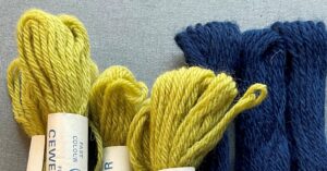 Kit til retro pung med korssting.