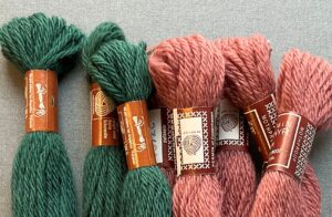 Kit til retro pung med korssting.