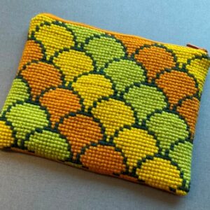 Kit til retro pung med korssting.