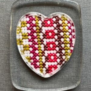 Plastik magnet til broderi. Kit.