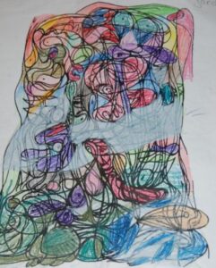 Asger Jorn i billedkunst undervisning, Autotegning.