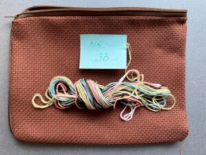 Lynlåspung klar til broderi Aida 4,4