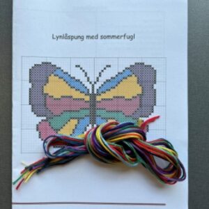 Lynlåspung klar til broderi Aida 4,4